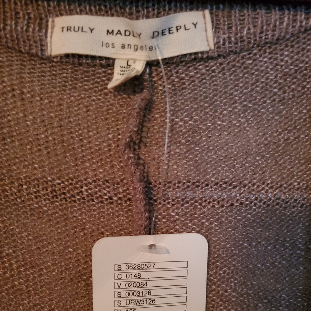 Truly Madly Deeply knitted top